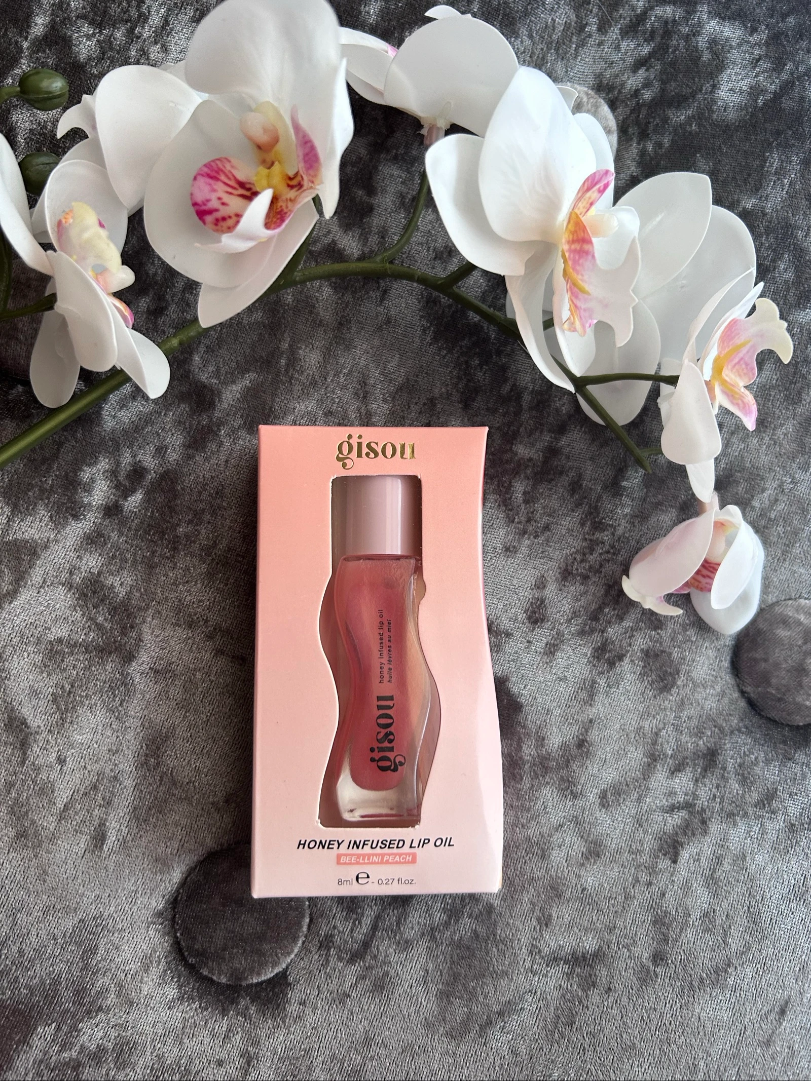 Gisou Honey Infused Lip Oil Beellini - Peach 